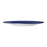 VV1808 Steelite Willow Azure Accent Gourmet Plates Blue 185mm (Pack of 12)