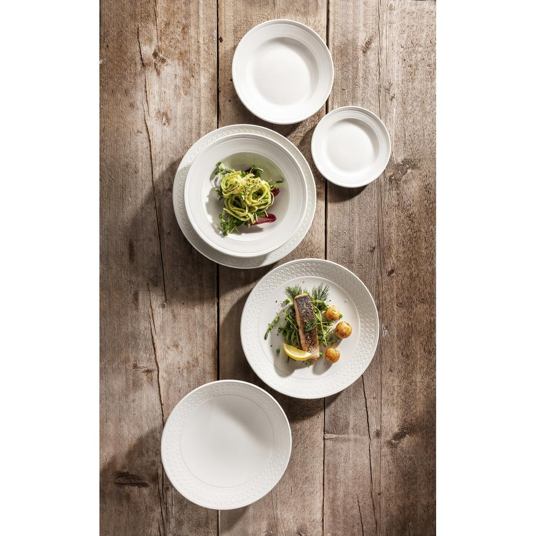 VV2388 Steelite Bead Pasta Plates 240mm (Pack of 12)