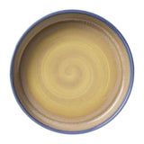 VV2456 Steelite Aurora Revolution Bluestone Round Stacking Trays 202mm (Pack of 12)