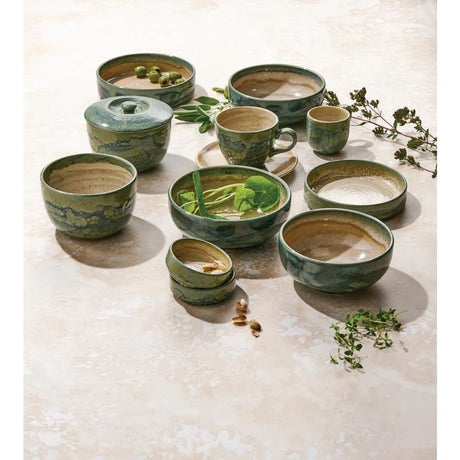 VV2479 Steelite Aurora Revolution Jade Round Stacking Trays 135mm (Pack of 12) - JD Catering Equipment Solutions Ltd