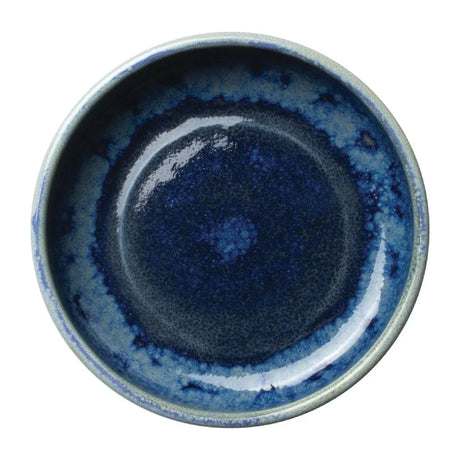 VV2501 Steelite Aurora Vesuvius Round Stacking Trays Lapis 100mm (Pack of 12) - JD Catering Equipment Solutions Ltd