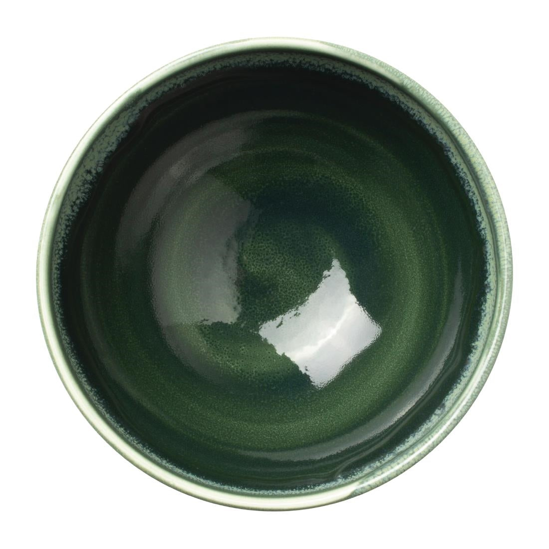 VV2525 Steelite Aurora Vesuvius Burnt EmeraldTulip Bowls 140mm (Pack of 12)