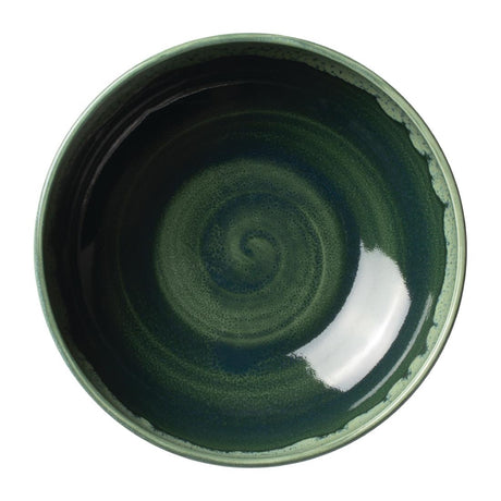 VV2528 Steelite Aurora Vesuvius Burnt Emerald Bowls 175mm (Pack of 12)