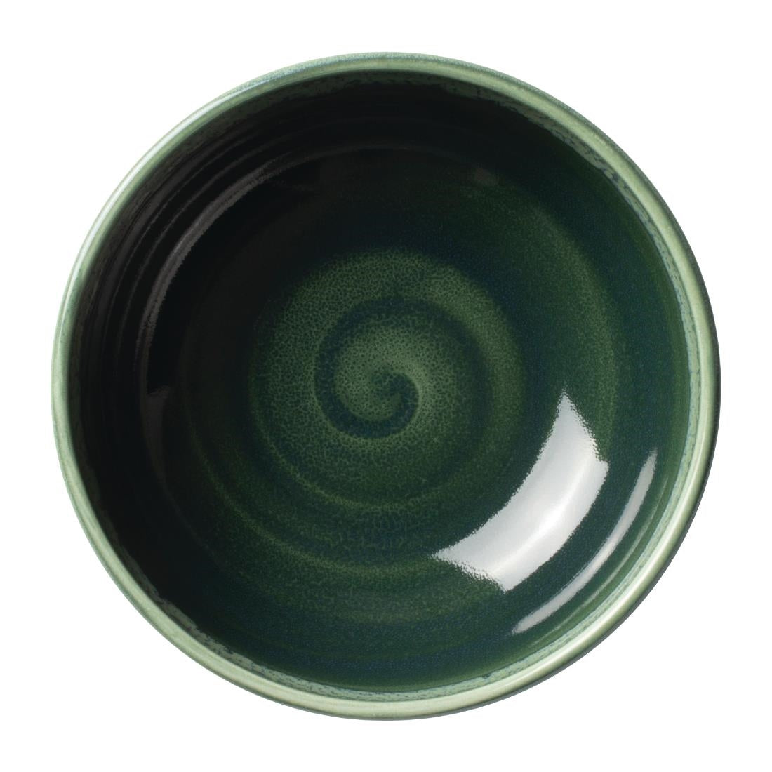 VV2529 Steelite Aurora Vesuvius Burnt Emerald Bowls 155mm (Pack of 12)