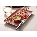 VV2587 Steelite Craft Raspberry Rectangle One 270 x 168mm (Pack of 6)