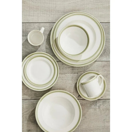 VV2654 Steelite Bead Sage Plates 165mm (Pack of 12) - JD Catering Equipment Solutions Ltd