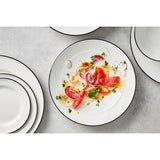 VV2673 Steelite Bead Black Band Coupe Plates 285mm (Pack of 6)