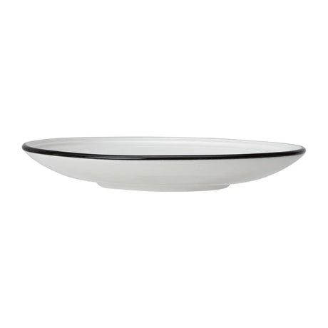 VV2677 Steelite Bead Black Band Saucers 150mm (Pack of 12) - JD Catering Equipment Solutions Ltd