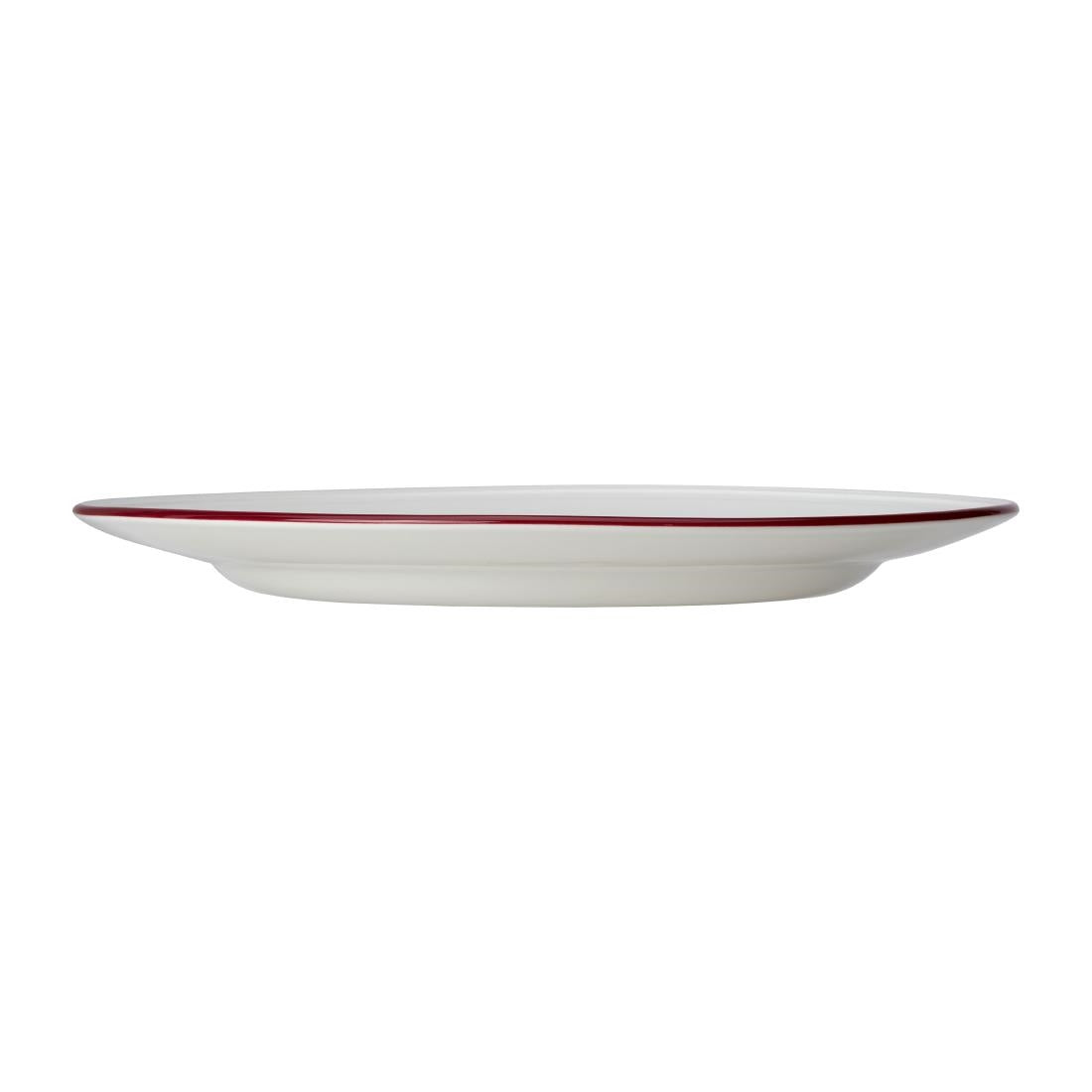 VV2683 Steelite Bead Maroon Band Plates 285mm (Pack of 6)