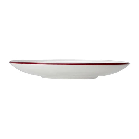 VV2688 Steelite Bead Maroon Band Saucers 150mm (Pack of 12) - JD Catering Equipment Solutions Ltd