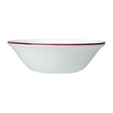 VV2691 Steelite Bead Maroon Band Oatmeal Bowls 165mm (Pack of 12)