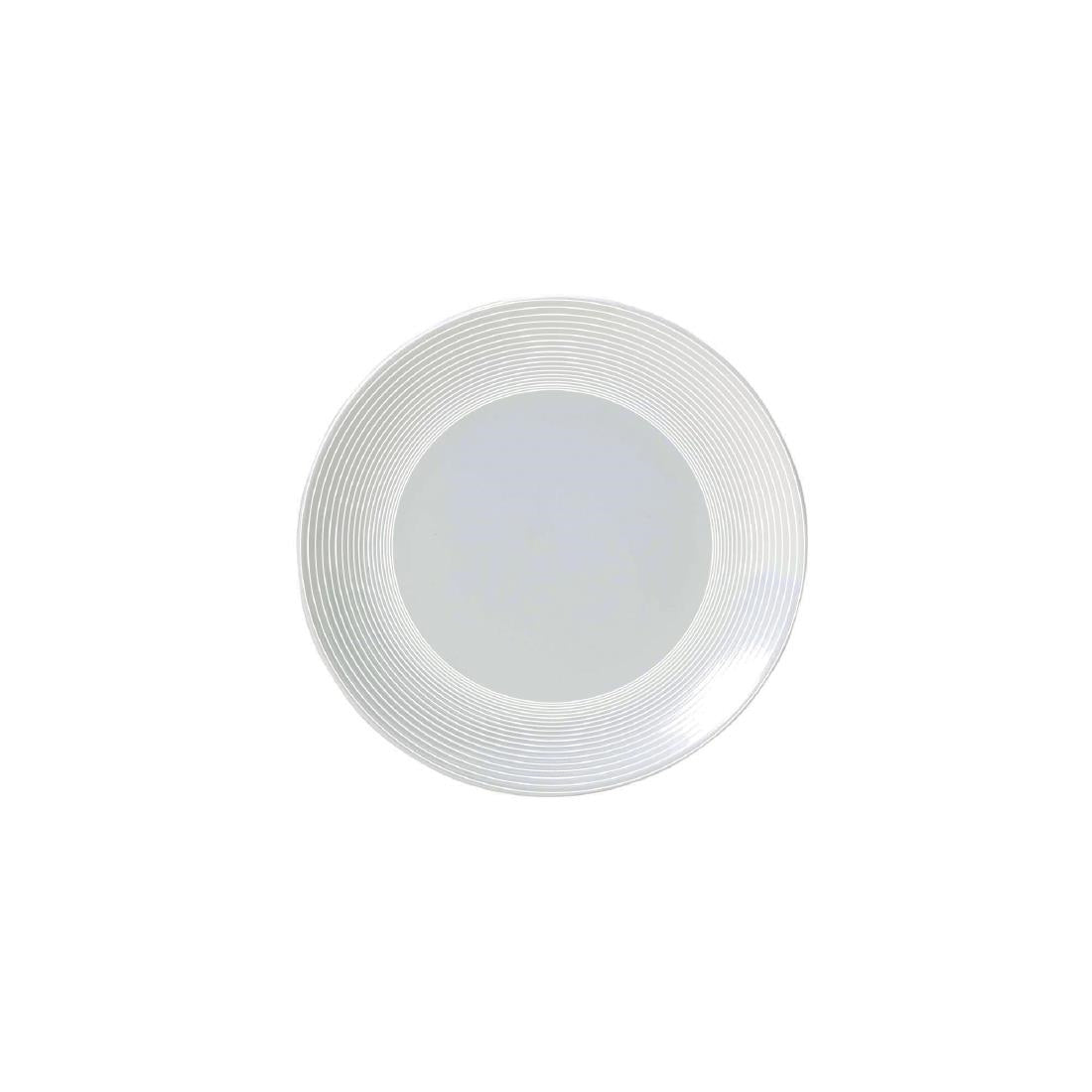 VV3011 William Edwards Spiro Coupe Plates White 165mm (Pack of 12)