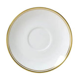 VV3066 Burnished Gold Classic Espresso Saucer Fits VV3065 - 120mm (Box 12) - JD Catering Equipments Ltd