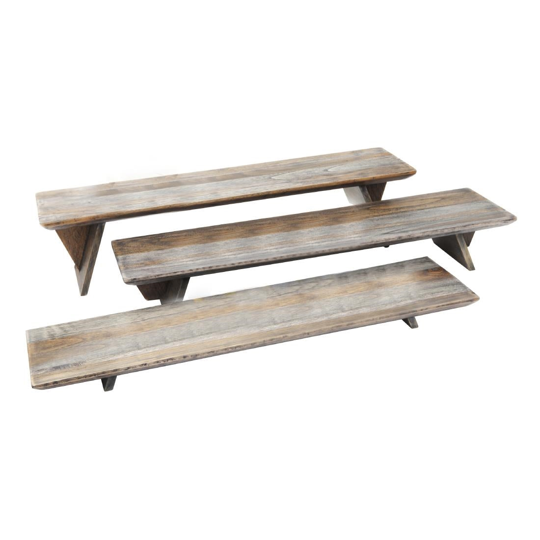 VV3345 DWH Fusion Buffet System Three Piece Riser Set Ash Grey 584mm