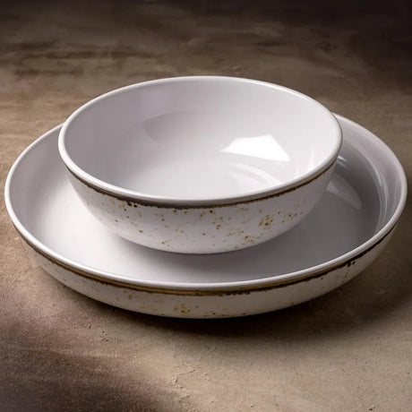 VV3462 Steelite Craft White Buffet Medium Low Bowls 330mm (Pack of 12) - JD Catering Equipment Solutions Ltd