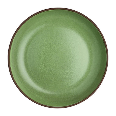 VV3656 Maham Studio Spice Cardamon Deep Plates 220mmx40mm (Pack of 12)