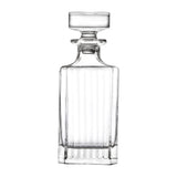 VV3855 RCR Cristalleria Timeless Square Whisky Decanter 750ml (Pack of 4) - JD Catering Equipment Solutions Ltd