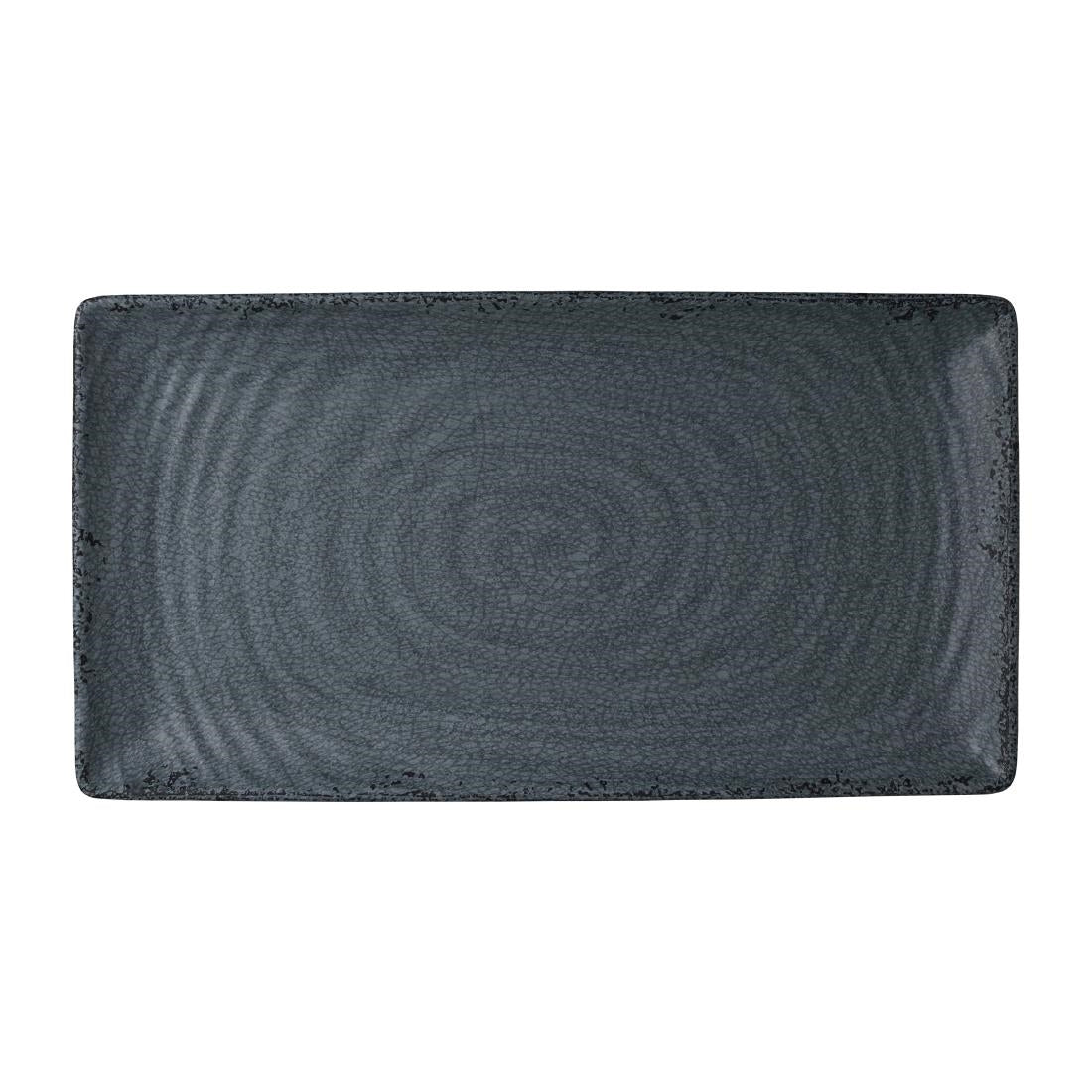 VV3887 Steelite Pompeii Slate Gastronome Platter 1/3 324mm x 175mm (Pack of 4)