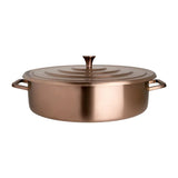 VV3908 Steelite Creations Homestyle Brushed Bronze Round Chafer 9.1L - JD Catering Equipment Solutions Ltd