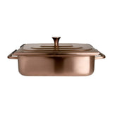 VV3909 Steelite Creations Homestyle Brushed Bronze Rectangle Chafer 3.8L - JD Catering Equipment Solutions Ltd