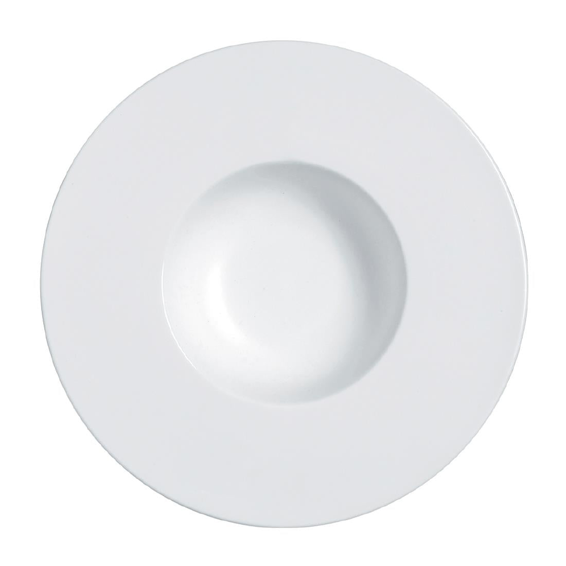 VV3916 Steelite Flat Wide Rim Bowl 230mm (Pack of 12)