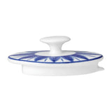 VV3979 William Edwards Sultan's Garden Blue 2 Cup Oval Teapot Lid Only (Pack of 6) - JD Catering Equipment Solutions Ltd