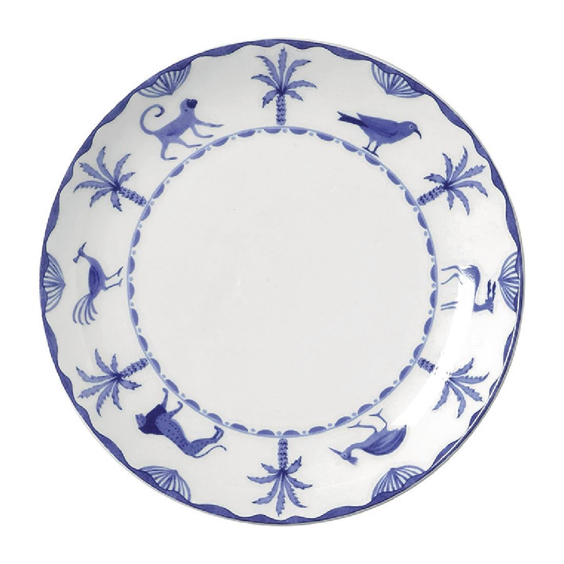 VV3987 William Edwards Sultan's Garden Blue Plate Coupe 165mm (Pack of 12)