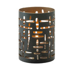 VV4062 Hollowick Data Black & Gold Metal Votive 60mm x 86mm (Pack of 6) - JD Catering Equipment Solutions Ltd