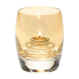 VV4075 Steelite Contour Glass Votives Gold Lustre 95mm (Pack of 12) - JD Catering Equipment Solutions Ltd