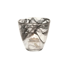 VV4080 Hollowick Wysp Black Glass Votive 95mm x 89mm (Pack of 6) - JD Catering Equipment Solutions Ltd
