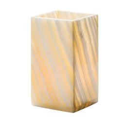 VV4088 Hollowick Luxor Medium Solid Alabaster Lamp 70mm x 127mm (Pack of 12) - JD Catering Equipment Solutions Ltd
