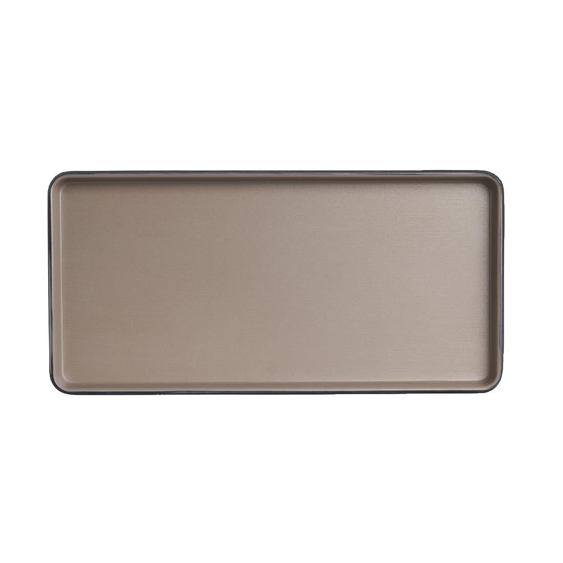 VV4115 Steelite Baja Sandstone Rectangle Trays 254mm (Pack of 24)