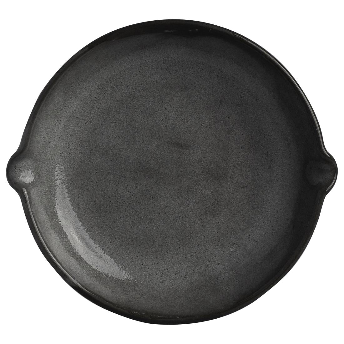VV4249 Steelite Gembrook Dish With Double Spout Grey 180mm (Pack of 24)