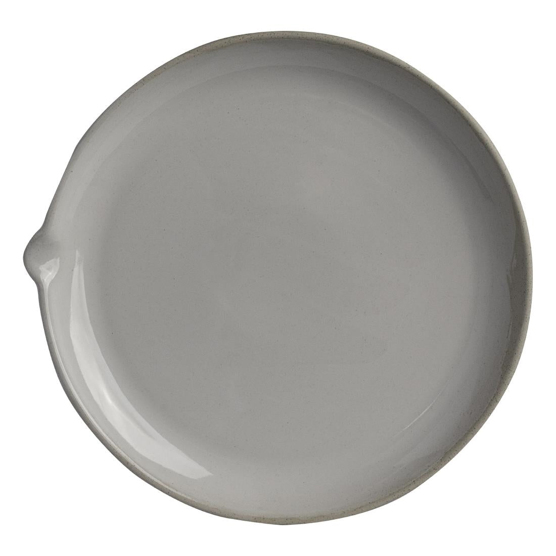 VV4273 Steelite Gembrook Plate White With Spout White 263x255mm (Pack of 24)