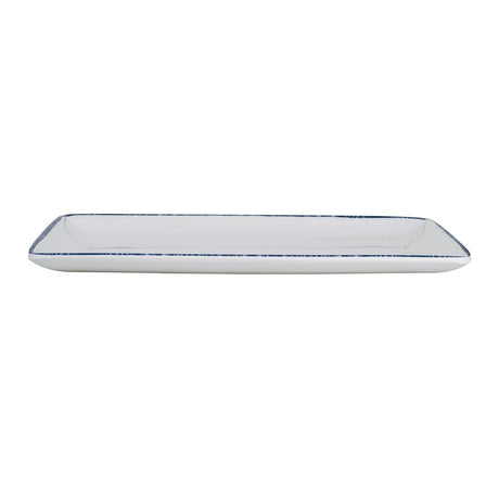 VV4406 Steelite Blue Dapple Rectangle Trays 305 x 191mm (Pack of 12)