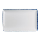 VV4406 Steelite Blue Dapple Rectangle Trays 305 x 191mm (Pack of 12)