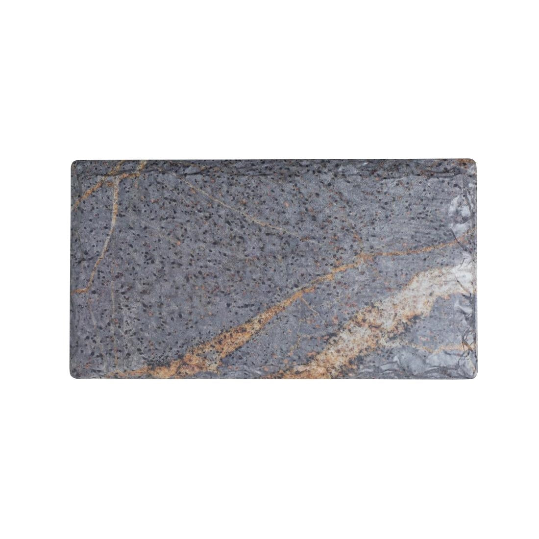 VV4416 Steelite Quarry Rectangular Trays GN 1/3 (Pack of 2)