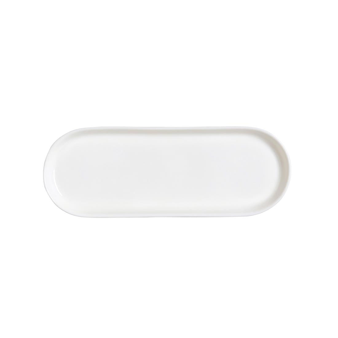 VV4422 Steelite Oblong Platters White 254x92mm (Pack of 12)