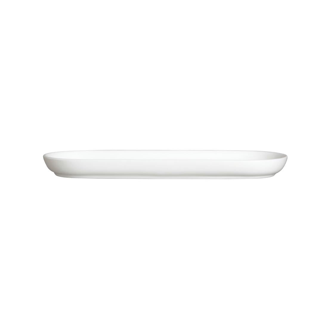 VV4422 Steelite Oblong Platters White 254x92mm (Pack of 12)