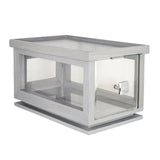VV4492 Steelite D.W. Haber Fusion Grey Wash Stackable Bakery Box with Acrylic Drawer - JD Catering Equipments Ltd