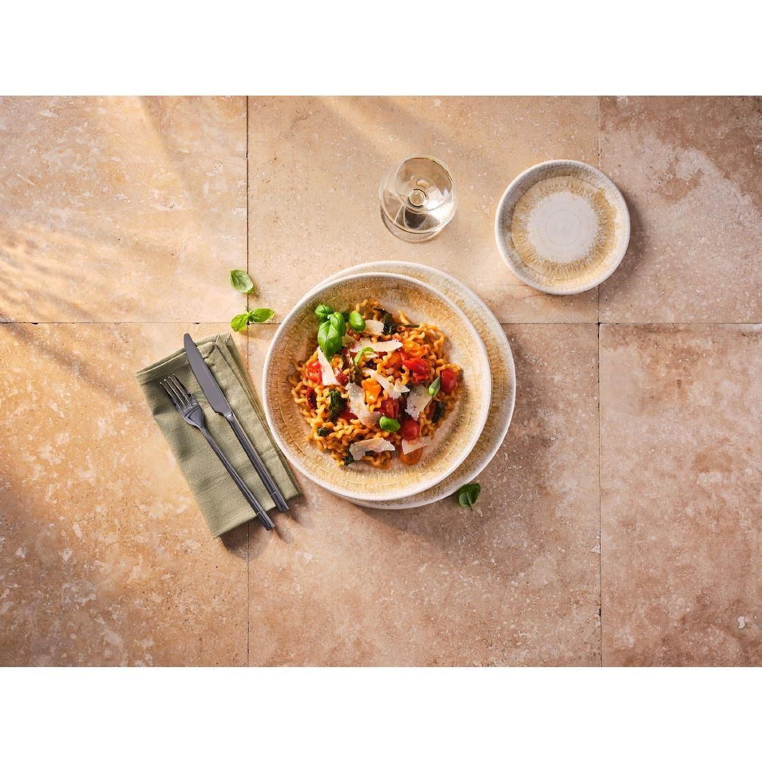 VV4556 Steelite Petra Dune Coupe Plates Beige 280mm (Pack of 12)