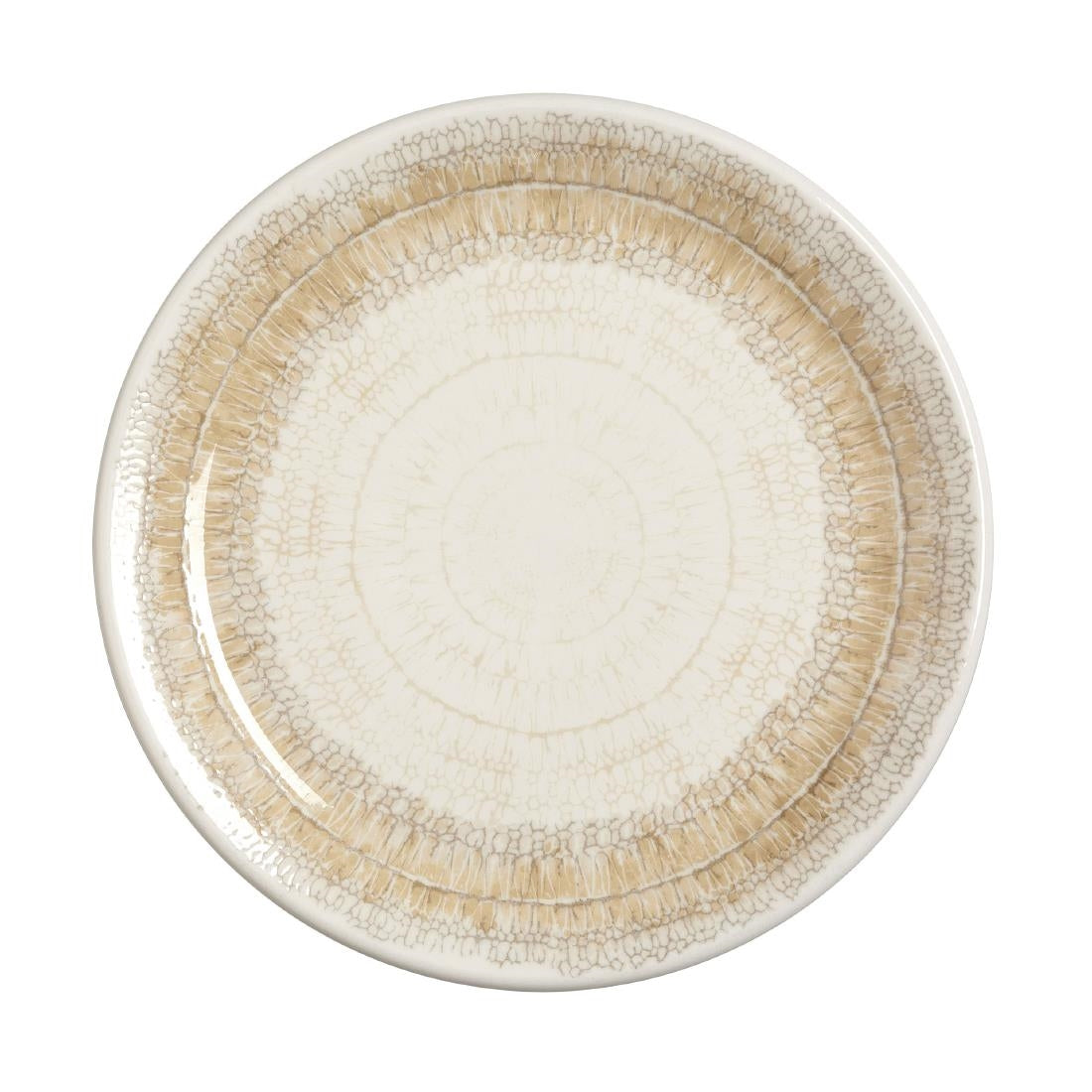 VV4557 Steelite Petra Dune Coupe Plates Beige 255mm (Pack of 12)