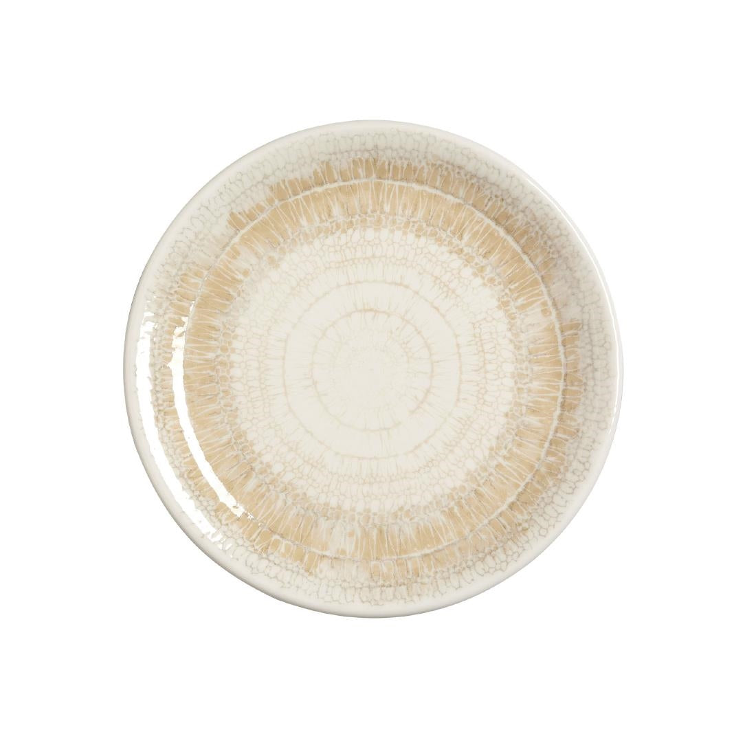 VV4558 Steelite Petra Dune Coupe Plates Beige 202mm (Pack of 12)