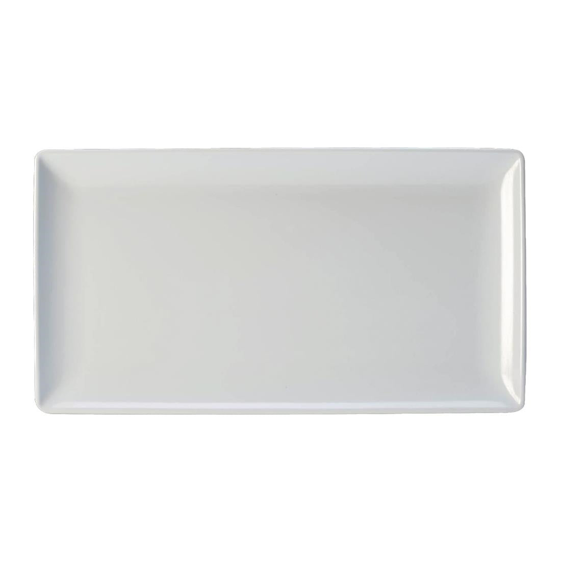 Steelite Craft Melamine Rectangular Platters White GN 1/3 (Pack of 3)