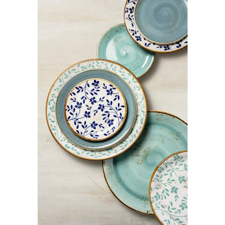 VV4601 Steelite Performance Flora Coupe Plates Blue 280mm (Pack of 12)