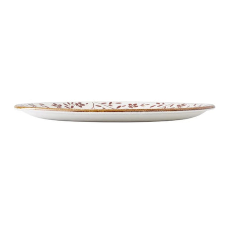 VV4619 Steelite Performance Flora Coupe Plates Brown 280mm (Pack of 12)