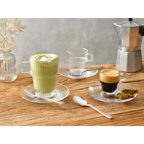 VV4634 Bormioli Rocco Barshine Tea Saucers 140mm (Pack of 12)