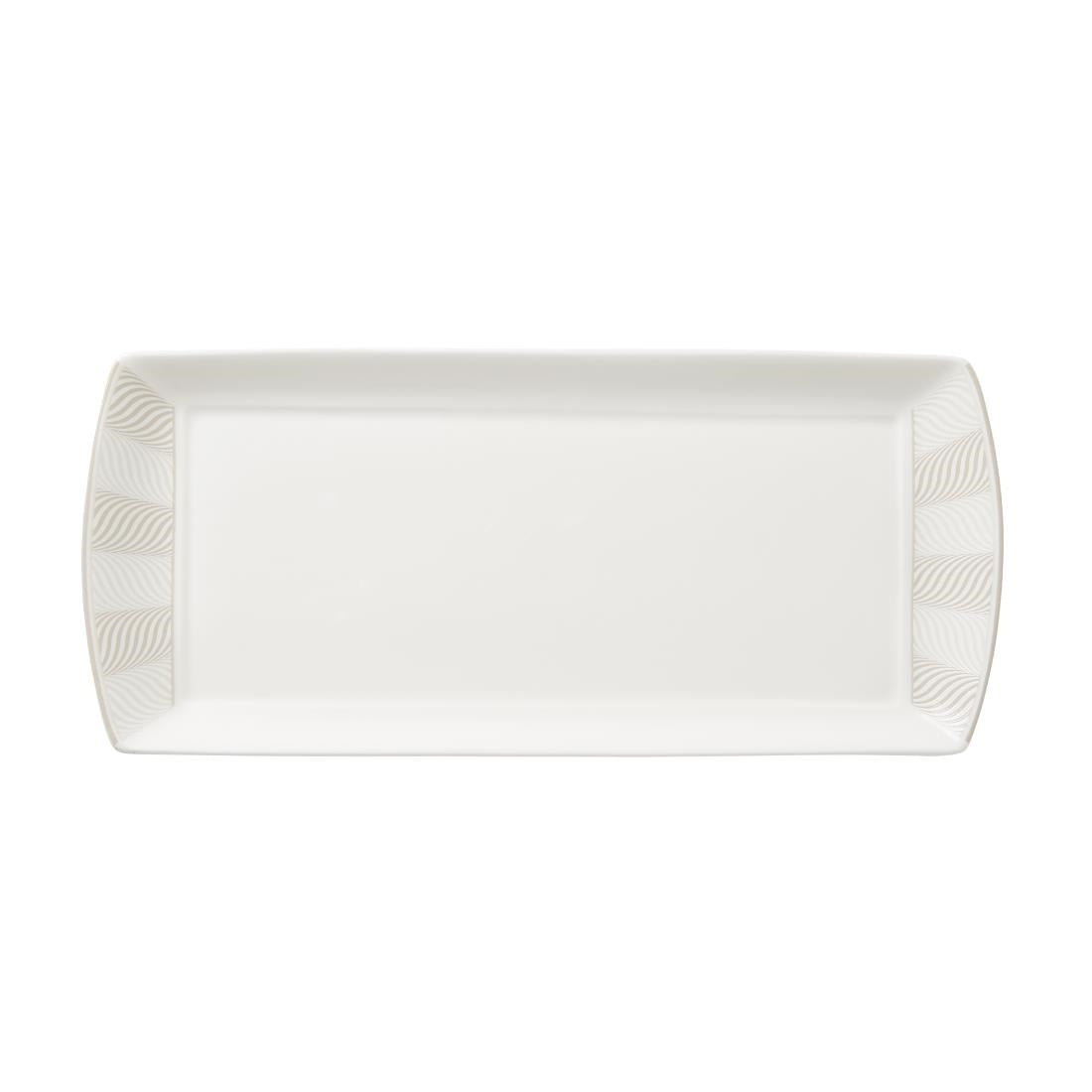 VV4887 Bakewell Taupe Classic L/S Rectangle Tray - 340x150mm (Pack 12)