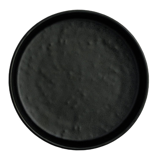VV4967 Cali Black Round Plate - 123mm (Pack 12)