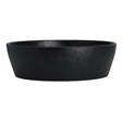 VV4969 Cali Black Round Bowl - 179x55mm 468ml (Pack 12)